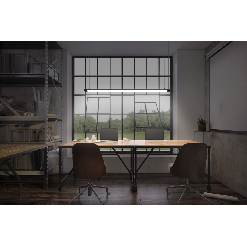 Osram - Lustre pendente LED dimerizável em cabo OFFICE LINE LED/40W/230V 4000K 120 cm preto