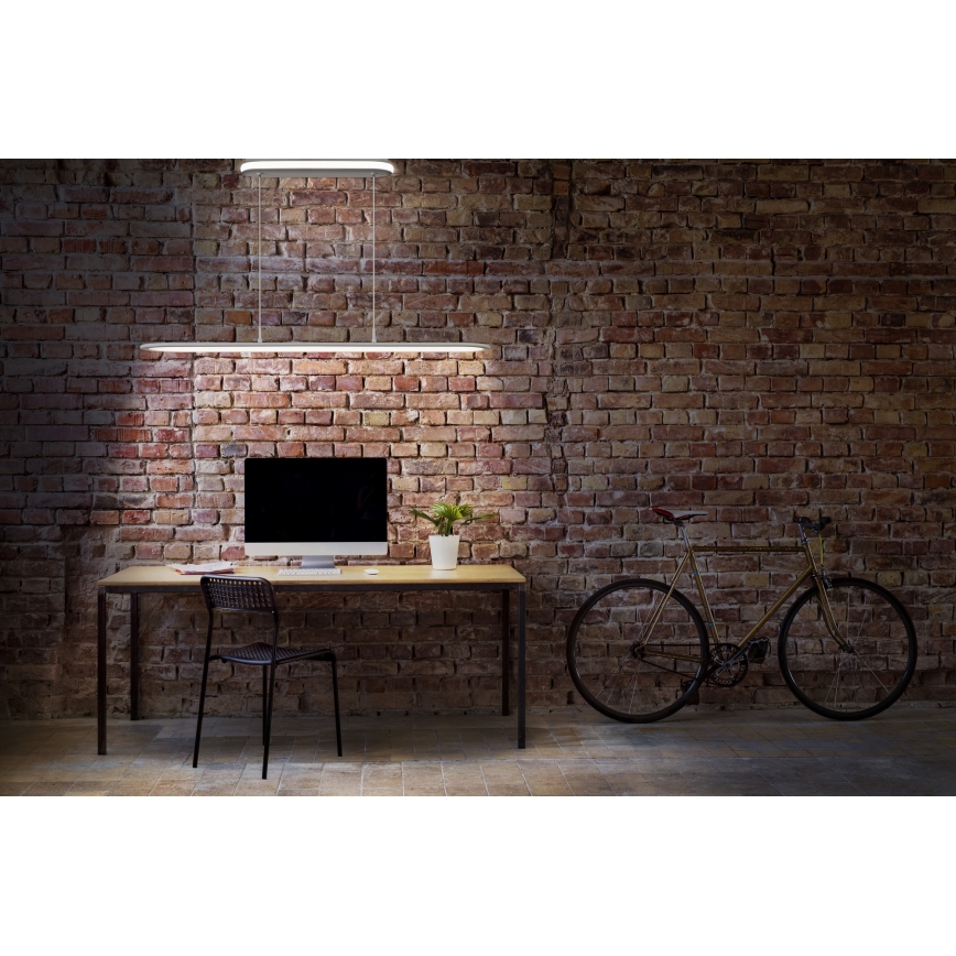 Osram - Lustre LED dimerizável suspenso por cabo OFFICE LINE LED/57W/230V 4000K 100 cm CRI 90 branco