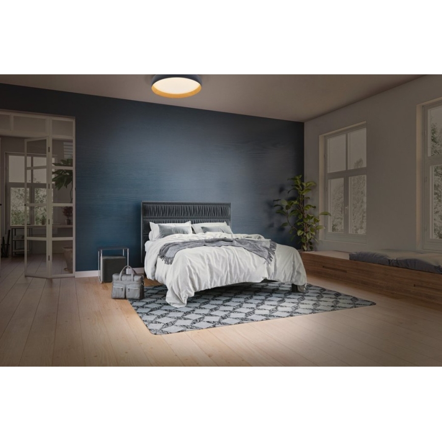 Osram - Candeeiro de teto LED regulável ORBIS LIVIA LED/16W/230V Ø 30 cm antracite/castanho