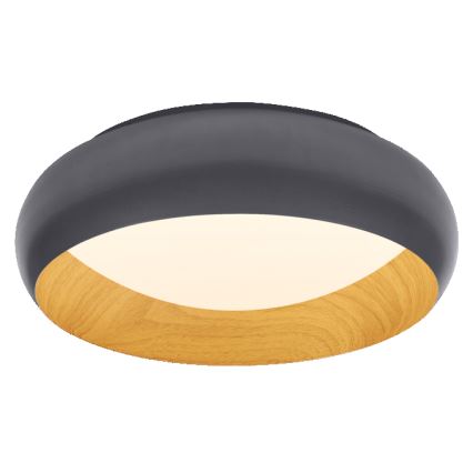 Osram - Candeeiro de teto LED regulável ORBIS LIVIA LED/16W/230V Ø 30 cm antracite/castanho