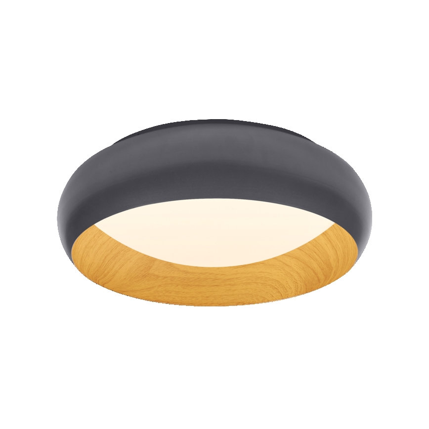 Osram - Candeeiro de teto LED regulável ORBIS LIVIA LED/16W/230V Ø 30 cm antracite/castanho
