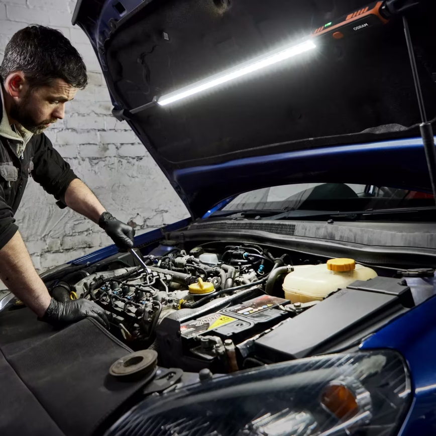 Osram - Lanterna recarregável LED regulável LEDINSPECT UNDERBONNET LED/16W/3,7V IP65