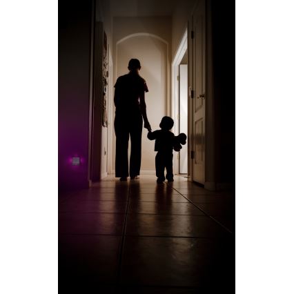 Osram - Luz noturna LED RGB para tomada com sensor LUNETTA LED/0,3W/230V