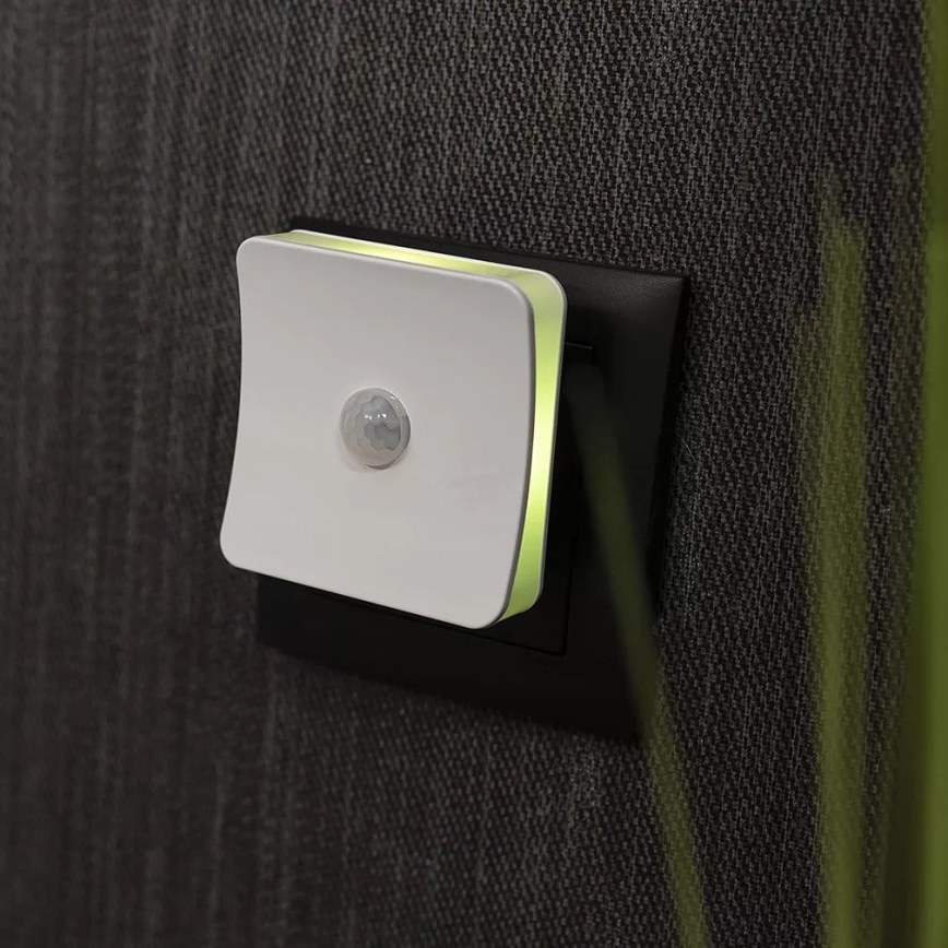 Osram - Luz noturna LED RGB para tomada com sensor LUNETTA LED/0,3W/230V