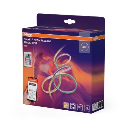 Osram - Fita LED RGB regulável para exterior SMART+ MAGIC 3m LED/15W/230V IP44 Wi-Fi + controlo remoto