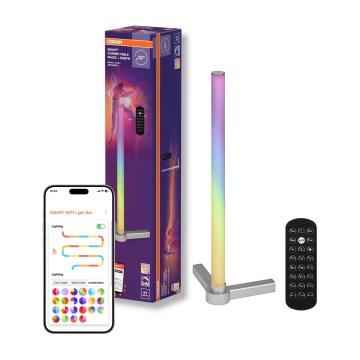 Osram - LED RGBW candeeiro de mesa dimerizável SMART+ MAGIC LED/7,5W/230V 2700-6500K prateado Wi-Fi + controlo remoto