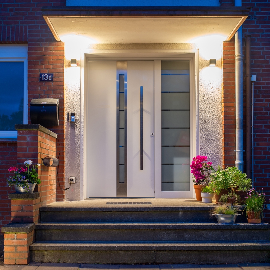 Osram - LED RGBW Aplique de parede exterior regulável SMART+ BRICK LED/14W/230V IP44 Wi-Fi