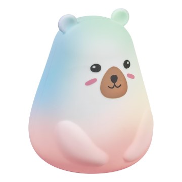 Osram - LED RGBW Dimerizável candeeiro infantil tátil NIGHTLUX BEAR LED/0,7W/3,7V 1200 mAh branco