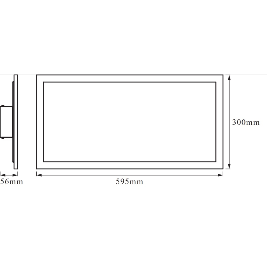 Osram - Candeeiro de teto dimerizável LED RGBW SMART+ PLANON LED/28W/230V 60x30 cm Wi-Fi