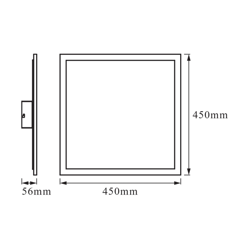 Osram - LED RGBW Luminária de teto dimerizável SMART+ PLANON LED/28W/230V 45x45 cm Wi-Fi