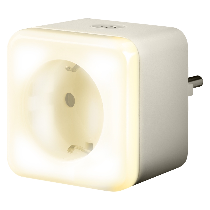 Osram - Tomada SCHUKO LED regulável com iluminação SMART+ NIGHTLIGHT 3680W/230V Wi-Fi