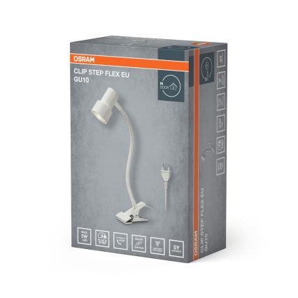 Osram - Luminária com clipe CLIP STEP FLEX 1xGU10/5W/230V branca