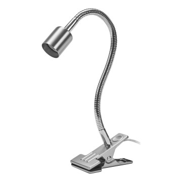 Osram - Luminária com grampo CLIP TUBE FLEX 1xGU10/5W/230V cromo mate