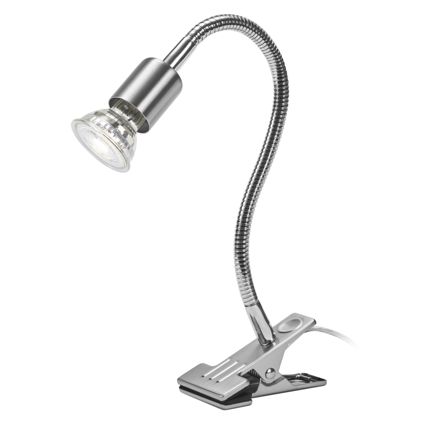 Osram - Luminária com grampo CLIP TUBE FLEX 1xGU10/5W/230V cromo mate