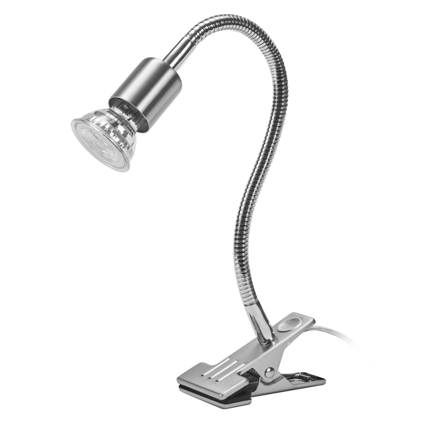 Osram - Luminária com grampo CLIP TUBE FLEX 1xGU10/5W/230V cromo mate