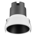 Osram - Luminária de embutir LED SPOT TWIST LED/10W/230V 3000K Ø 9,3 cm branco/preto