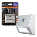 Osram - Luminária de escada LED com sensor NIGHTLUX LED/0,25W/3xAAA IP54 branca