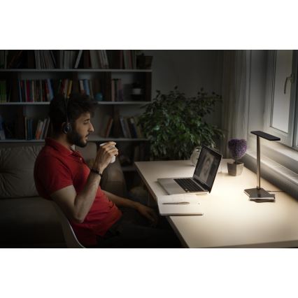 Osram - Candeeiro de mesa LED regulável OFFICE LINE LED/17W/230V 3000/4000/6500K preto