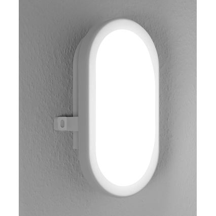 Osram - Luminária de parede LED para exterior BULKHEAD LED/11W/230V IP54 branca