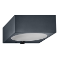Osram - Luminária de parede solar LED dimerizável com sensor ENDURA STYLE LED/10,7W/4,2V 2000 mAh IP65 antracite