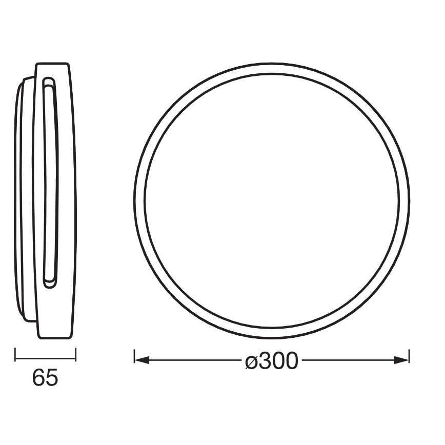 Osram - Luminária de tecto regulável ORBIS WOODBURRY LED/16W/230V Ø 30 cm