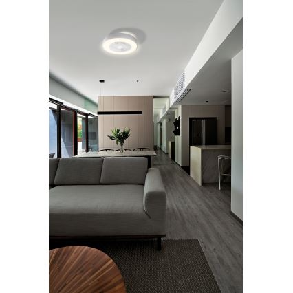 Osram - Candeeiro de teto LED regulável com ventilador SMART+ LED/78W/230V 3000-6500K Wi‑Fi + controlo remoto