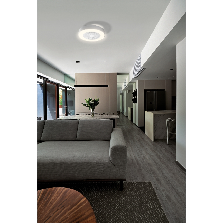 Osram - Candeeiro de teto LED regulável com ventilador SMART+ LED/78W/230V 3000-6500K Wi‑Fi + controlo remoto