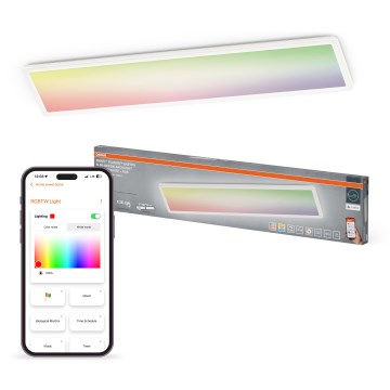 Osram - Luminária de teto dimerizável LED RGBW SMART+ PLANON LED/40W/230V 2800-6500K 98x20 cm Wi-Fi IP54 branco
