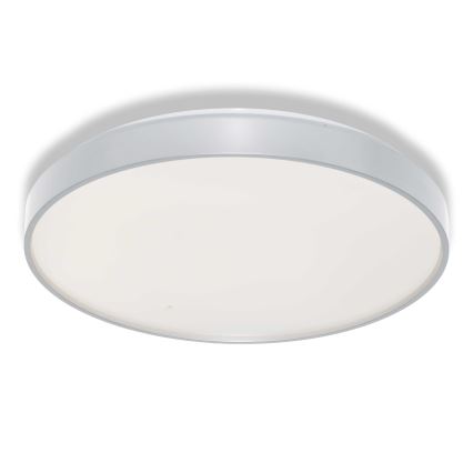 Osram - Luminária de teto LED com sensor crepuscular CEILING LUXO LED/24W/230V Ø 38 cm prateada