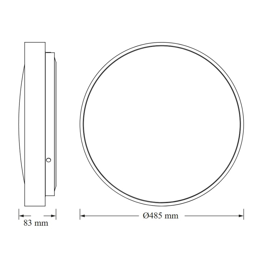 Osram - Luminária de Teto LED CEILING LUXO LED/36W/230V Ø 49 cm dourada