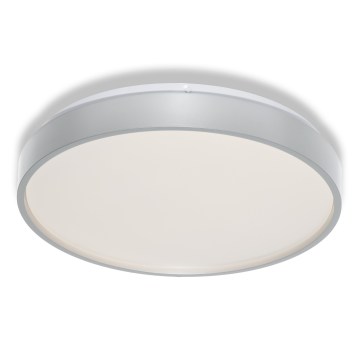 Osram - Luminária de teto LED com sensor crepuscular CEILING LUXO LED/18W/230V Ø 32 cm prateada