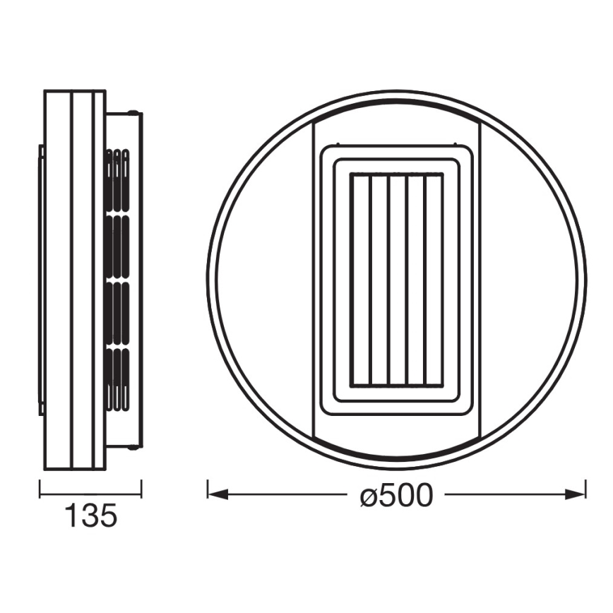 Osram - Luminária de tecto LED dimerizável com ventilador CEILING FAN LED/55W/230V 3000-6500K branca + controlo remoto
