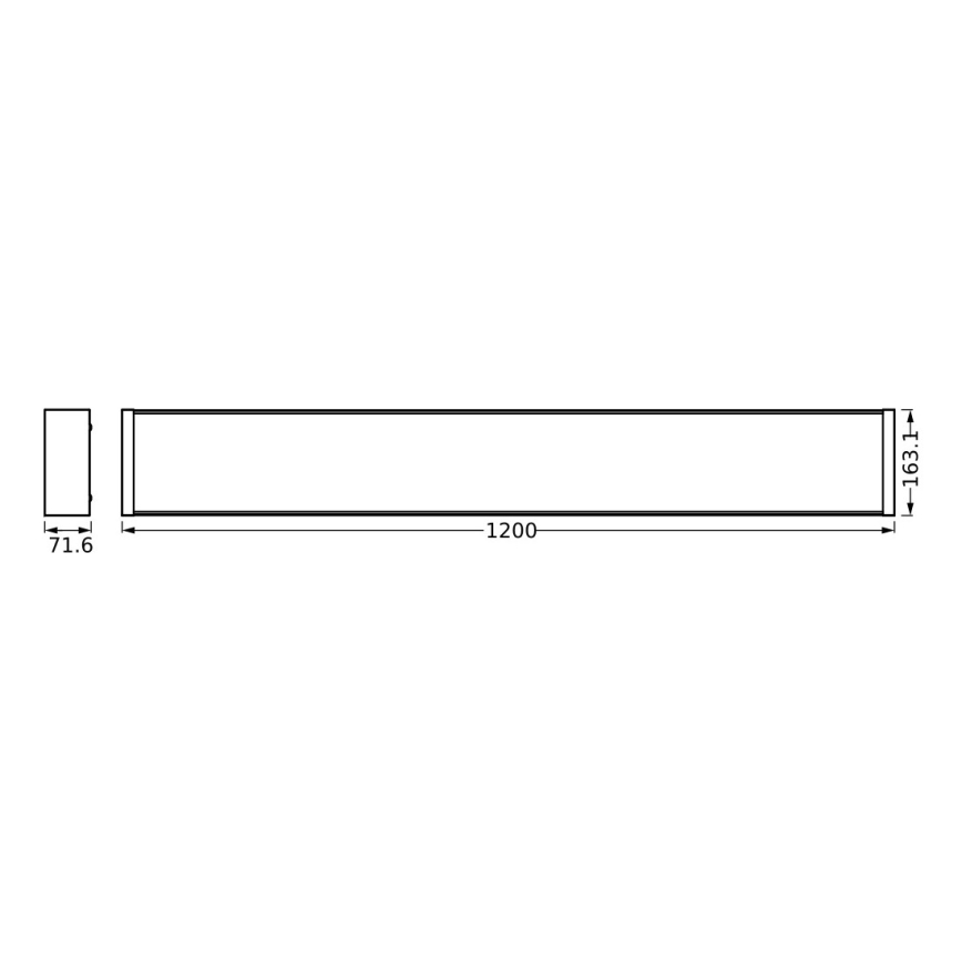 Osram - Luminária de teto LED dimerizável OFFICE LINE LED/40W/230V 120 cm + controlo remoto