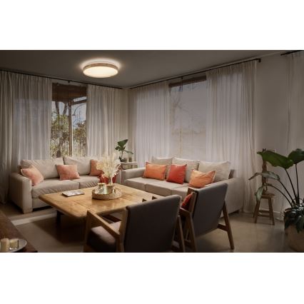 Osram - Candeeiro de teto LED dimerizável ORBIS ALISON LED/16W/230V Ø 29,5 cm, bege