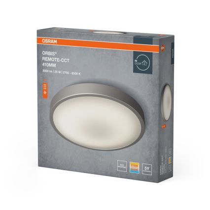 Osram - Candeeiro de tecto LED regulável ORBIS LED/25W/230V 2700-6500 Ø 41 cm + comando remoto