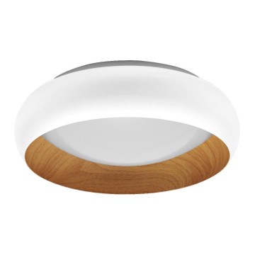 Osram - Luminária de teto LED dimerizável ORBIS LIVIA LED/16W/230V Ø 30 cm branco/castanho