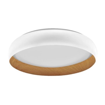 Osram - Luminária de teto LED dimerizável ORBIS LIVIA LED/36W/230V, diâmetro 52 cm, branco/castanho