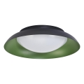 Osram - Luminária de teto LED dimerizável ORBIS PLATE LED/19W/230V, diâmetro 31 cm, verde/preto