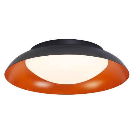 Osram - Luminária de teto LED dimerizável ORBIS PLATE LED/19W/230V, diâmetro 31 cm, laranja/preta