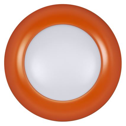 Osram - Luminária de teto LED dimerizável ORBIS PLATE LED/19W/230V, diâmetro 31 cm, laranja/preta