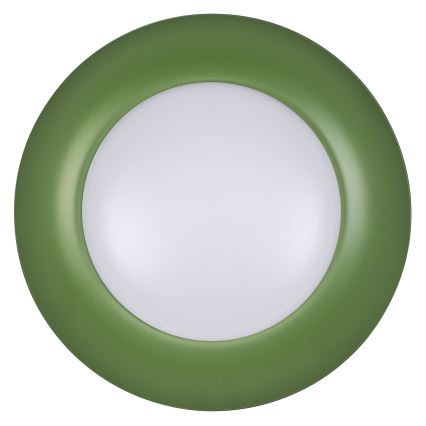 Osram - Luminária de teto LED dimerizável ORBIS PLATE LED/19W/230V, diâmetro 31 cm, verde/preto