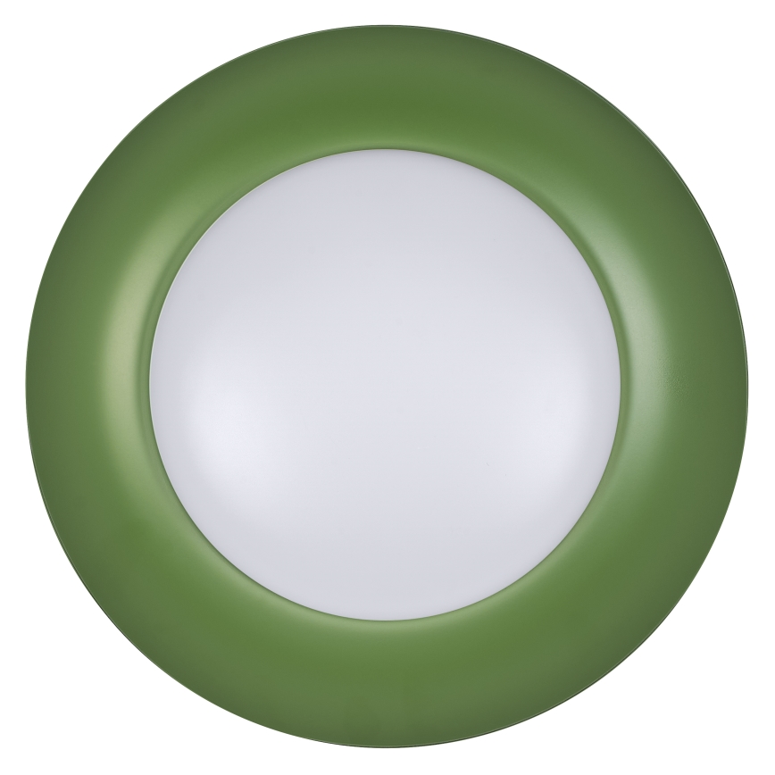 Osram - Luminária de teto LED dimerizável ORBIS PLATE LED/19W/230V, diâmetro 31 cm, verde/preto