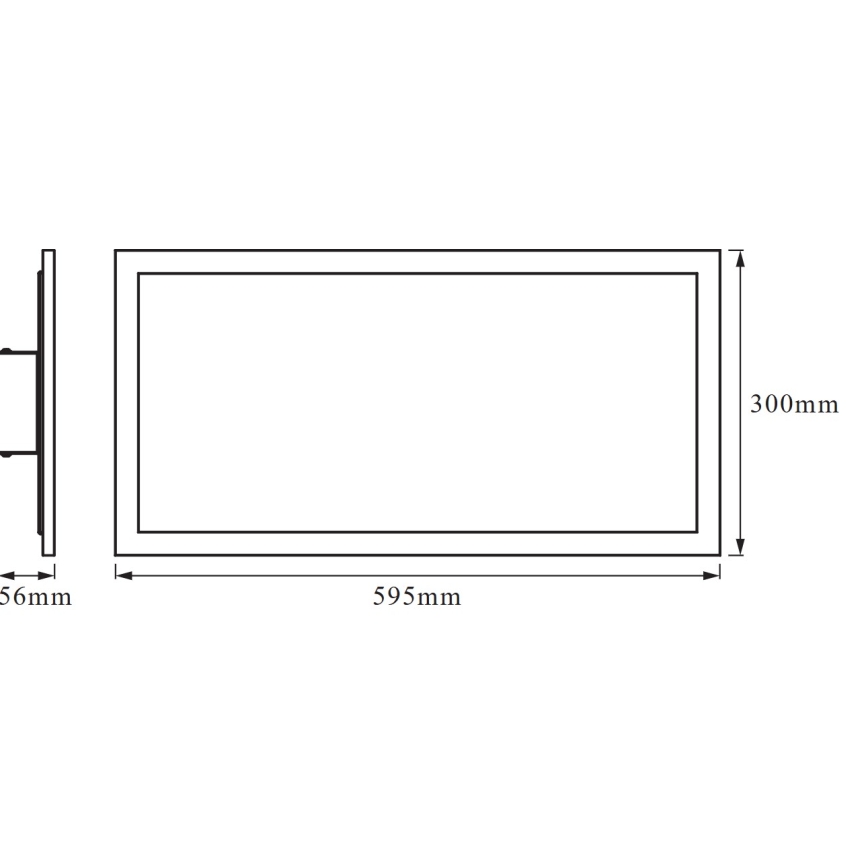 Osram - Luminária de teto LED dimerizável SMART+ PLANON LED/22W/230V 60x30 cm 3000-6500K Wi-Fi