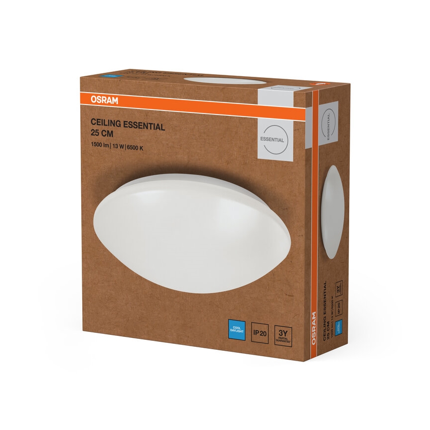 Osram - Luminária de teto LED ESSENTIAL 13W/230V 6500K Ø 25 cm