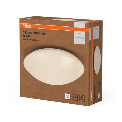 Osram - Luminária de teto LED ESSENTIAL LED/13W/230V 4000K Ø 25 cm