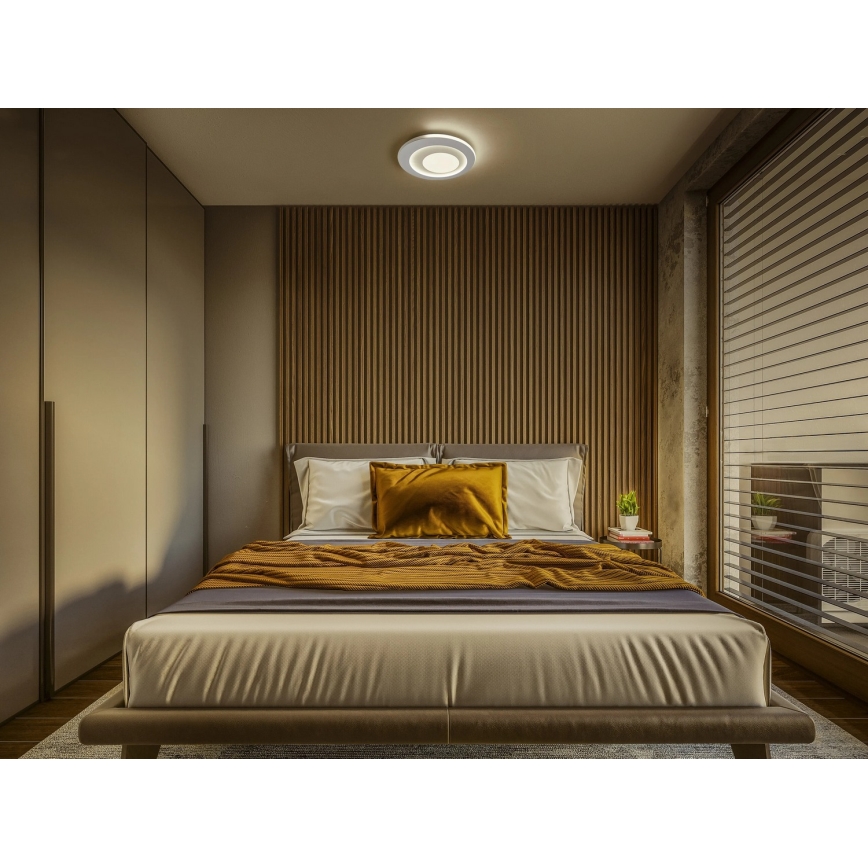 Osram - Luminária de teto LED ORBIS SPIRAL LED/27W/230V Ø 40 cm branca