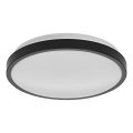 Osram - Luminária de teto LED para casa de banho DISC LED/18W/230V 3000/4000K Ø 30 cm IP44 preto