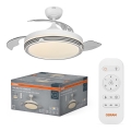 Osram - Luminária de teto LED regulável com ventilador LEVECHE LED/36W/230V 3000/4000/6500K + controlo remoto