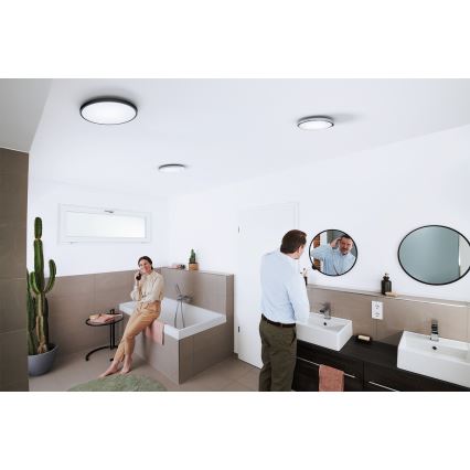 Osram - Candeeiro de Teto LED Regulável para Casa de Banho SMART+ DISC LED/18W/230V 3000-6500K IP44 Wi-Fi