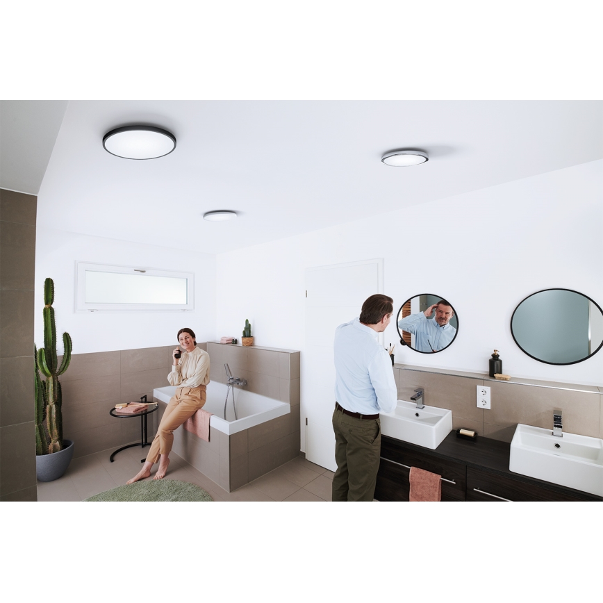Osram - Candeeiro de Teto LED Regulável para Casa de Banho SMART+ DISC LED/18W/230V 3000-6500K IP44 Wi-Fi